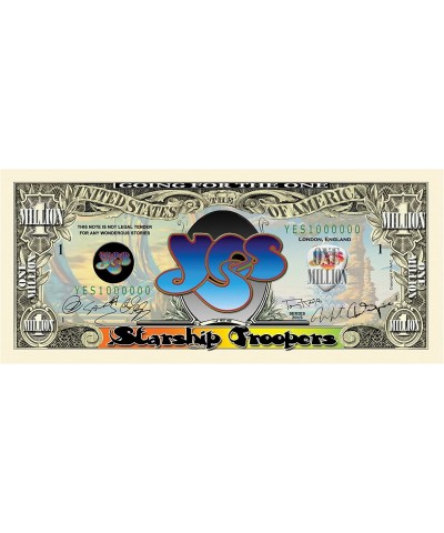 YES Million Dollar Collectible Bill (Pack of 5) - Best Gift for Fans of This Amazing Band $16.02 Gags & Practical Joke Toys