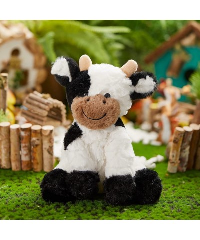 Cute Cow Stuffed Animal Soft Plush Farm Animal Toy Great Gift Idea White&Black Cow 9 inches $34.67 Stuffed Animals & Teddy Bears