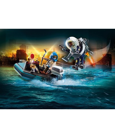 Police Jet Pack with Boat $37.62 Play Figure Playsets