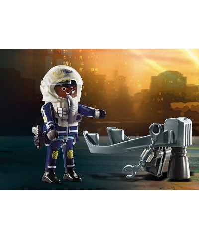 Police Jet Pack with Boat $37.62 Play Figure Playsets