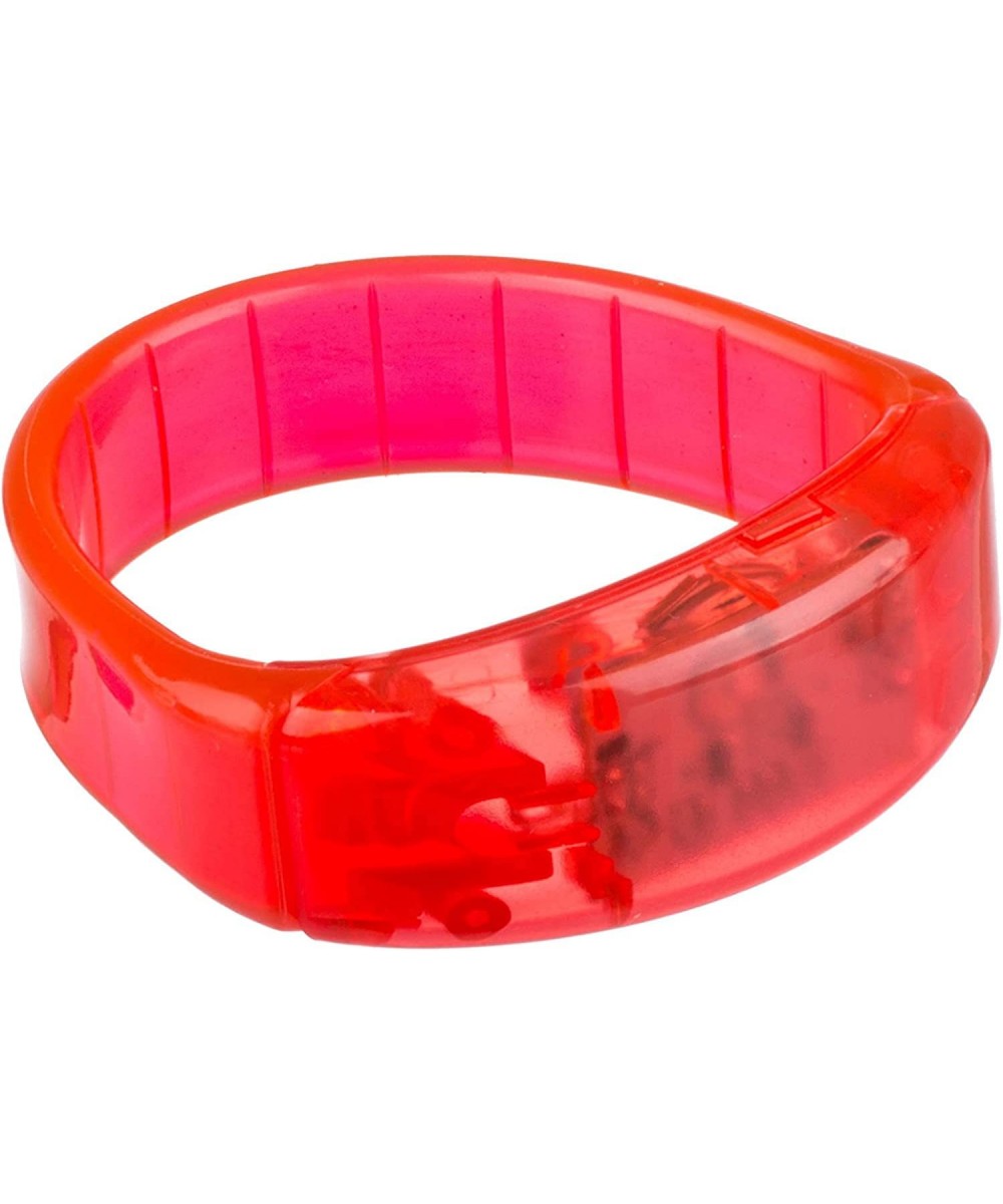 Set of 3 Red Sound Activated Bracelets Bangle Wristbands $25.37 Kids' Dress-Up Accessories