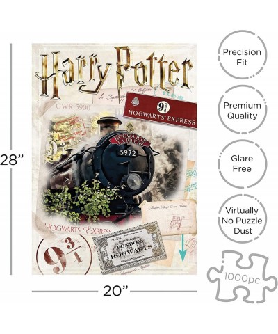 Harry Potter Puzzle Hogwarts Express Train Ticket (1000 Piece Jigsaw Puzzle) - Officially Licensed Harry Potter Merchandise &...