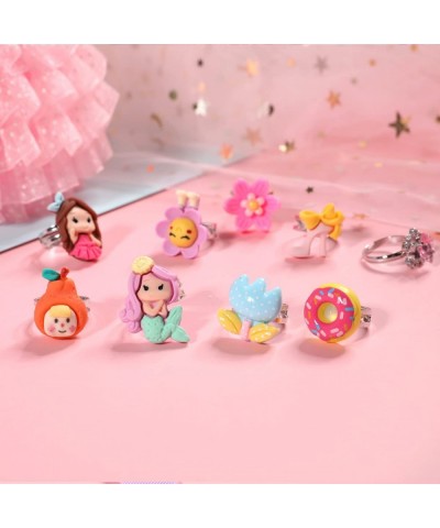 Little Girl Jewel Rings in Box 16PC Princess Ring Adjustable Girl Pretend Play and Dress Up Rings $21.49 Kids' Dress-Up Acces...