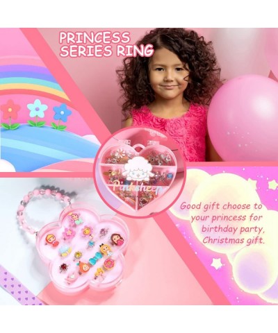 Little Girl Jewel Rings in Box 16PC Princess Ring Adjustable Girl Pretend Play and Dress Up Rings $21.49 Kids' Dress-Up Acces...