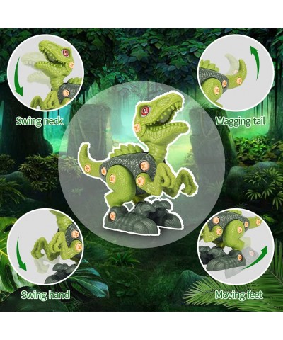 3 Pcs Take Apart Dinosaur Toys for Boys and Girls 3-5-7+ Gifts Dinosaurs Construction Toys with Electric Drill for 3-12 Years...