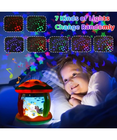 Baby Toys 12 to 18 Months Ocean Rotating Light Up Toys Early Education Musical Learning Infant Toys Spin Pacify Toy Baby Gift...