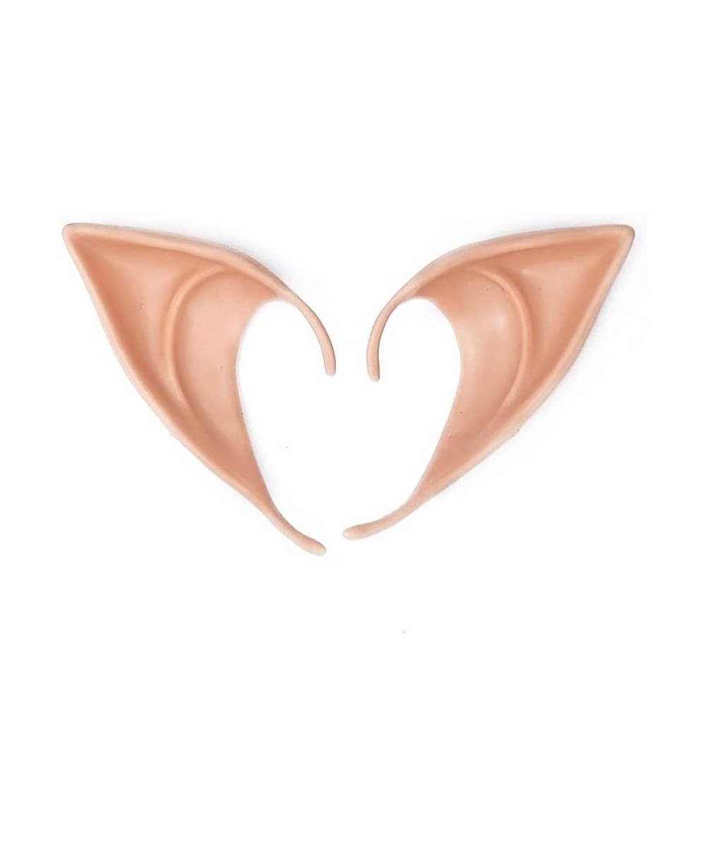 1 Pair Halloween Party Fairy Elven Elf Pixie Ears Anime Cospaly Costumes Accessories Vampire Latex Pointed Ear Tips $15.47 Ki...