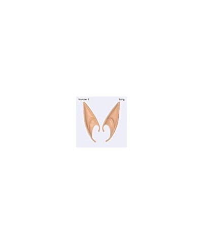 1 Pair Halloween Party Fairy Elven Elf Pixie Ears Anime Cospaly Costumes Accessories Vampire Latex Pointed Ear Tips $15.47 Ki...