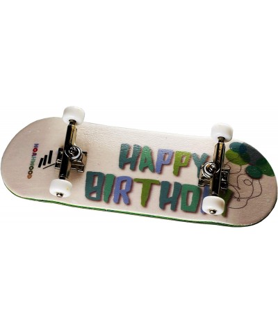 Wooden PRO Fingerboards Present Gift(Deck Truck Wheel / a Set) (Happy Birthday II) $50.00 Finger Toys