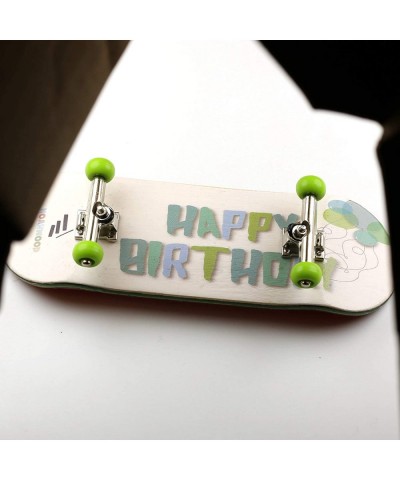 Wooden PRO Fingerboards Present Gift(Deck Truck Wheel / a Set) (Happy Birthday II) $50.00 Finger Toys