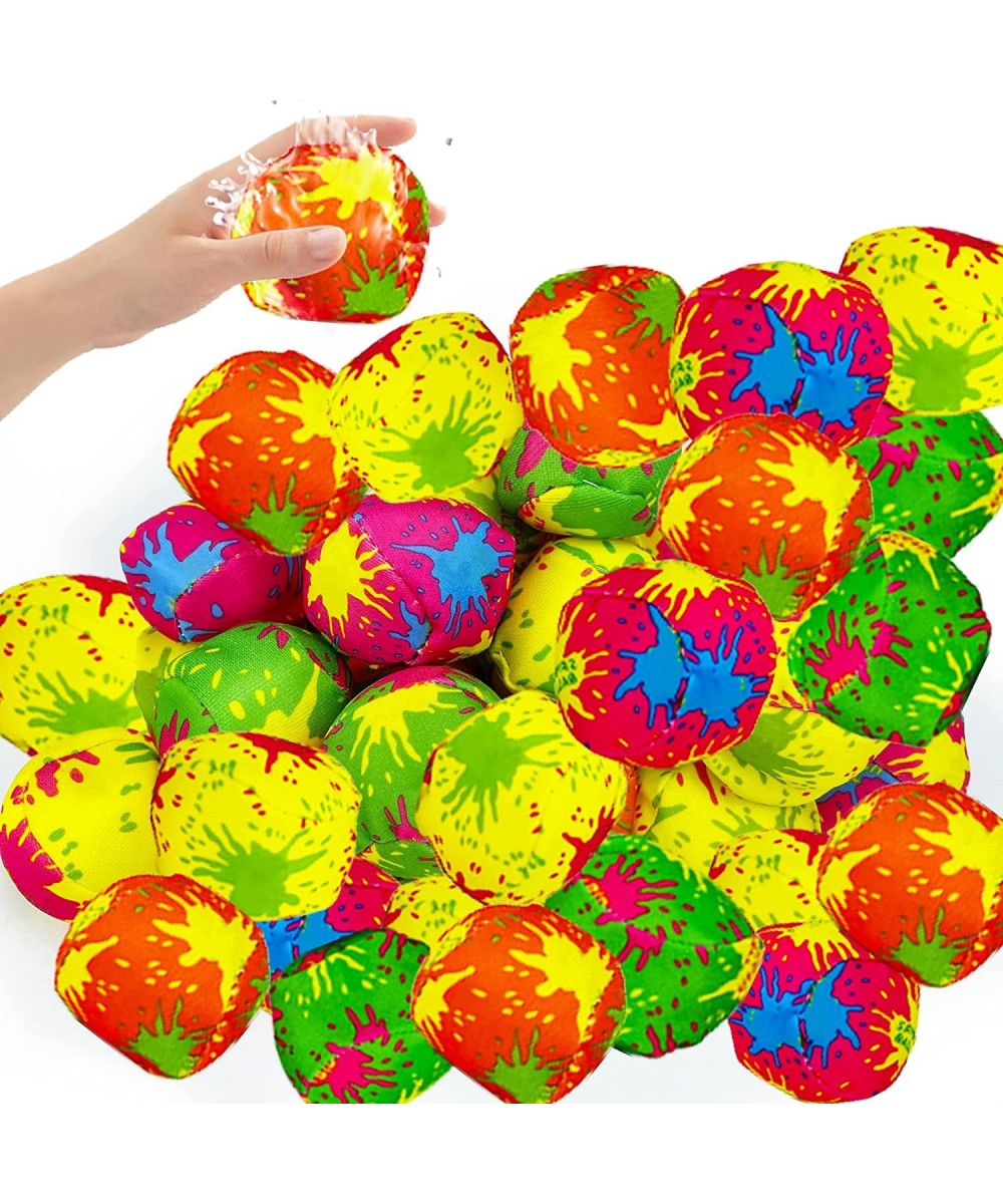 24 Pack Splash Water Balls for Pool Reusable Swimming Pool Balls Summer 2" Water Bomb Balls for Pool Beach Soaking Games Wate...