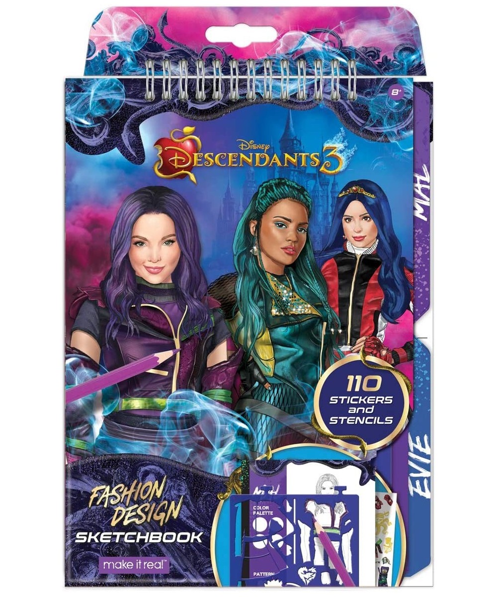 Disney Descendants 3 Sketchbook. Fashion Design Drawing and Coloring Book for Girls. Includes Evie and Descendants 3 Sketch P...