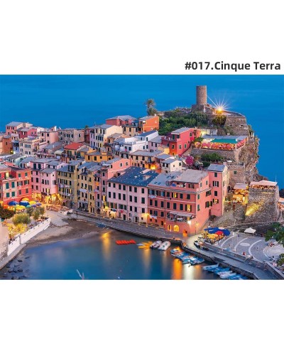 Toy 1000 Pieces Jigsaw Puzzle Game Landscape Cinque Terra $28.73 Jigsaw Puzzles