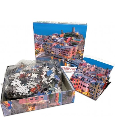 Toy 1000 Pieces Jigsaw Puzzle Game Landscape Cinque Terra $28.73 Jigsaw Puzzles