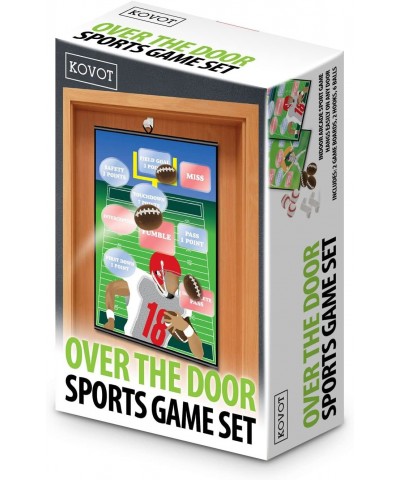 Over The Door Sports Game Set - Includes A Baseball and Football Hanging Game $25.17 Toy Sports Products