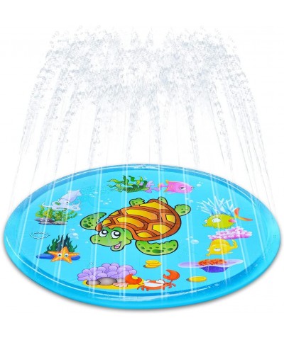 68” Sprinkler Pad for Kids Splash Pad Sprinkler for Toddlers Kiddie Pool Outdoor Games Water Mat Toys Inflatable Water Toys “...