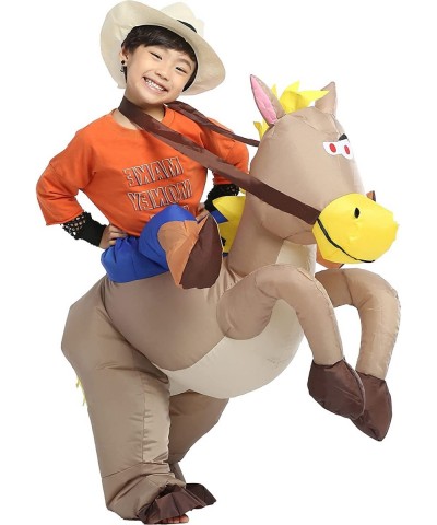 Inflatable Cowboy Costume Horse Bull Rider Fancy Dress Kid Size $58.76 Kids' Costumes