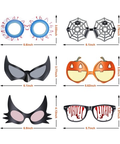 6 Pieces Party Glasses Funny Glasses Frame Cosplay Props Eyeglasses for Festivals Party Favors $16.62 Kids' Party Favor Sets