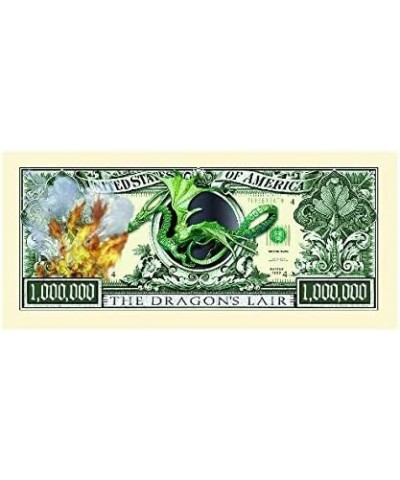 Dragon Lair Million Dollar Bill - Pack of 10 Bills - Best Gift for Lovers of Dragons $17.63 Gags & Practical Joke Toys