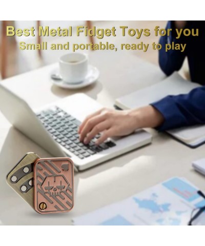 Magnetic Metal Fidget Toys New Decompression Metal Poker Fidget Slider EDC Adult Stress Relief Fidget Toys Office Desk Toys G...