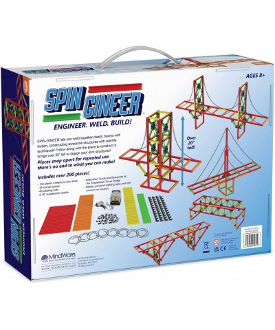 Spin-Gineer – Engineering Activity for Kids Ages 8 & Up – Includes Over 200 Pieces $113.45 Toy Building Sets