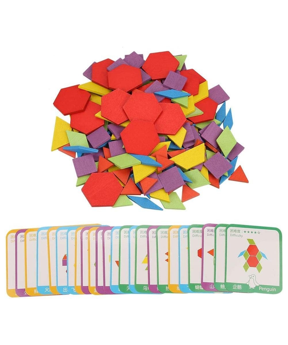 Children Puzzle Toy Colorful Wooden Puzzle Board Set Kids Children Toddlers Educational Game Play Toys $21.35 Pegged Puzzles