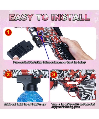 Gel Gun - Splat Gun with 40000 Gel Balls Splatter Ball Gun for Backyard and Outdoor Activities Team Game Gift for Boys and Gi...