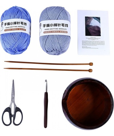 Knitting Kit for Beginners Adults & Kids Knitting Starter Kit Learn to Knit Your Scarf & Hat with Instructions Yarn Bowl Knit...