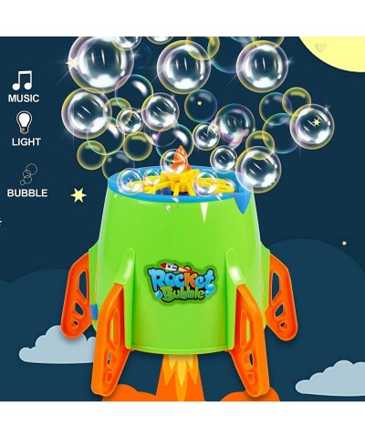 Bubble Machine Automatic Space Rocket Bubble Blower for Toddlers Kids Girls Boys Halloween Parties Blowing 3000+ Bubbles Per ...