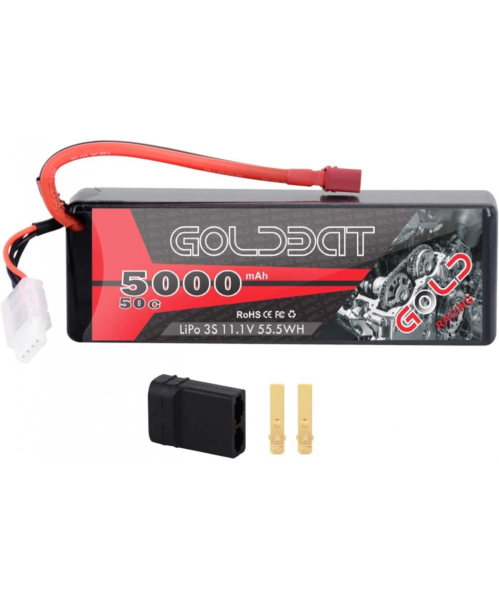 11.1V 5000mAh 3S 50C LiPo RC Battery Hard Case Pack with Deans Connector for Emaxx Axial RC Car Truck Buggy Truggy Vehicle $4...