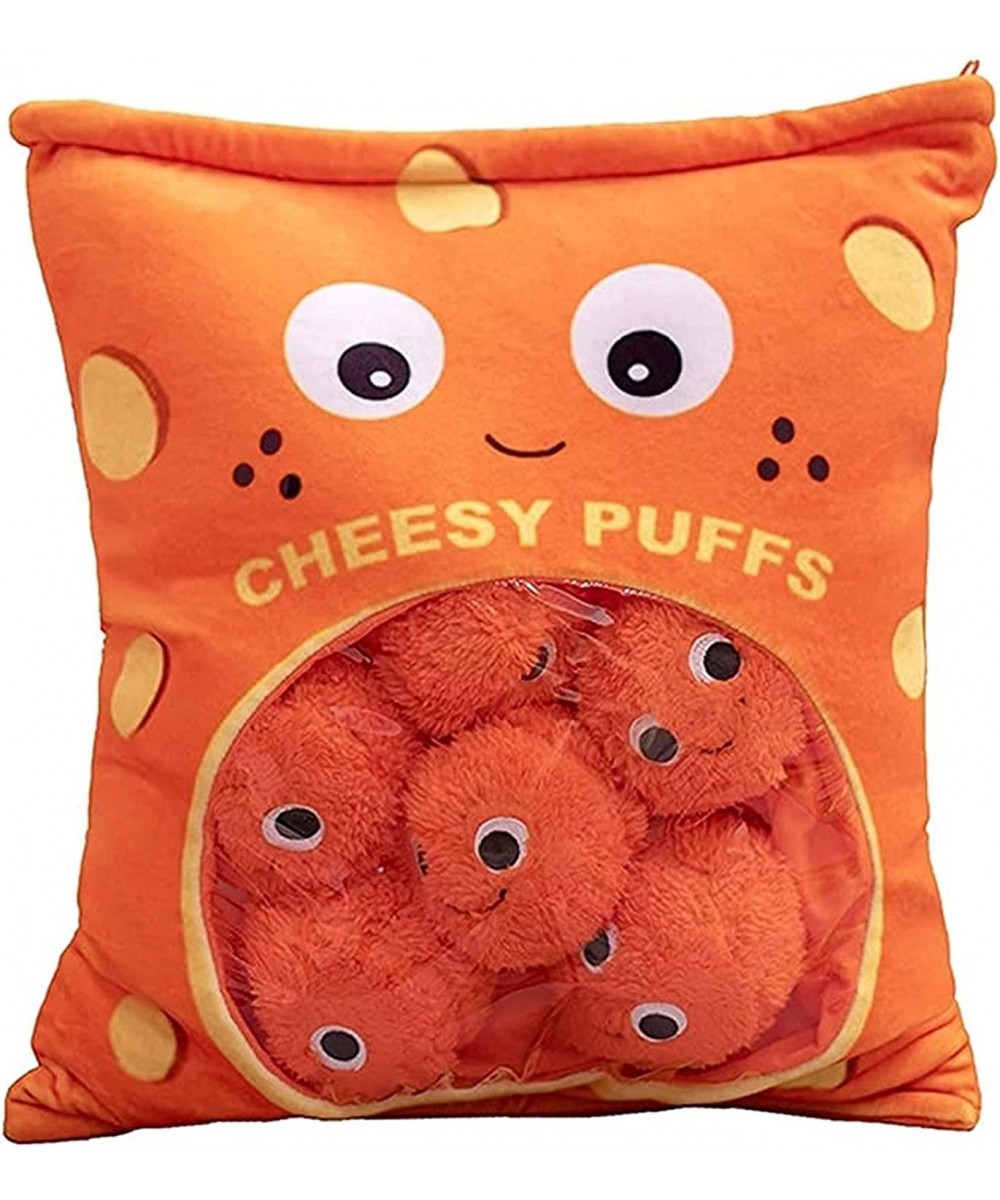 Cheesy Puffs Plush Toy Puff Cheese Puff Stuffed Toy Game Pillow with a Bag of Cheesy Puffs Balls (6 Balls) $57.14 Kids' Plush...