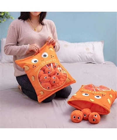 Cheesy Puffs Plush Toy Puff Cheese Puff Stuffed Toy Game Pillow with a Bag of Cheesy Puffs Balls (6 Balls) $57.14 Kids' Plush...