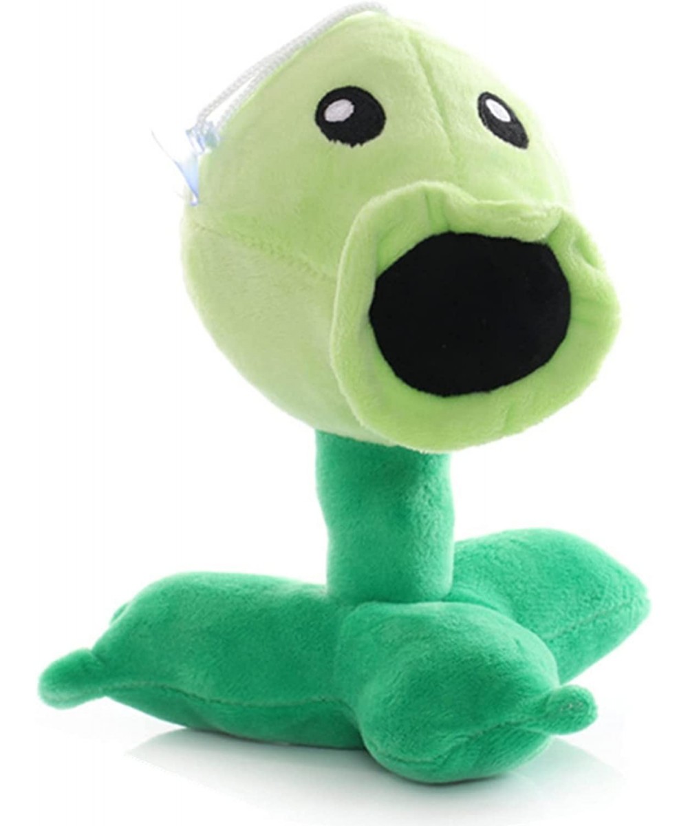 7" PVZ Plush Peashooter Toys PVZ 1 2 Stuffed Soft Zombies Doll Green Pea Shooter Plush Toy New $19.00 Plush Figure Toys