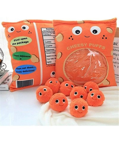 Cheesy Puffs Plush Toy Puff Cheese Puff Stuffed Toy Game Pillow with a Bag of Cheesy Puffs Balls (6 Balls) $57.14 Kids' Plush...