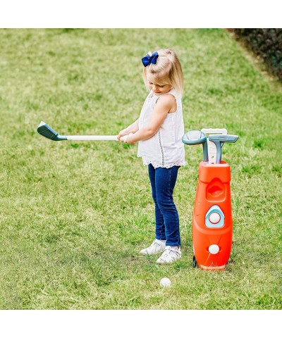 Toddler Golf Set – Complete Golf Toy Playset for Kids | 3 Junior Golf Clubs + 3 Balls + 2 Practice Holes + 1 Golf Cart with W...