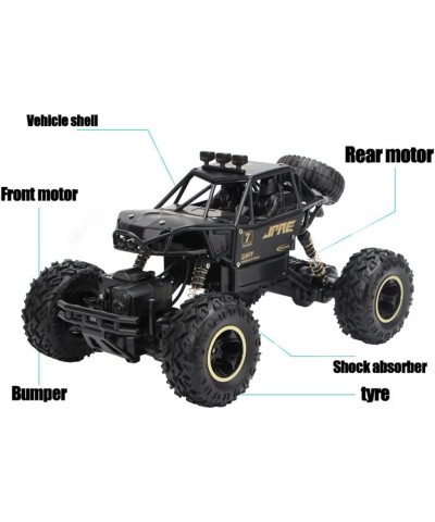 FAITDER-1:16 Proportion Electric Four-Wheel Drive Remote Control Vehicle 15 Km/h All Terrain Off-Road Climbing Racing 2.4GHz ...