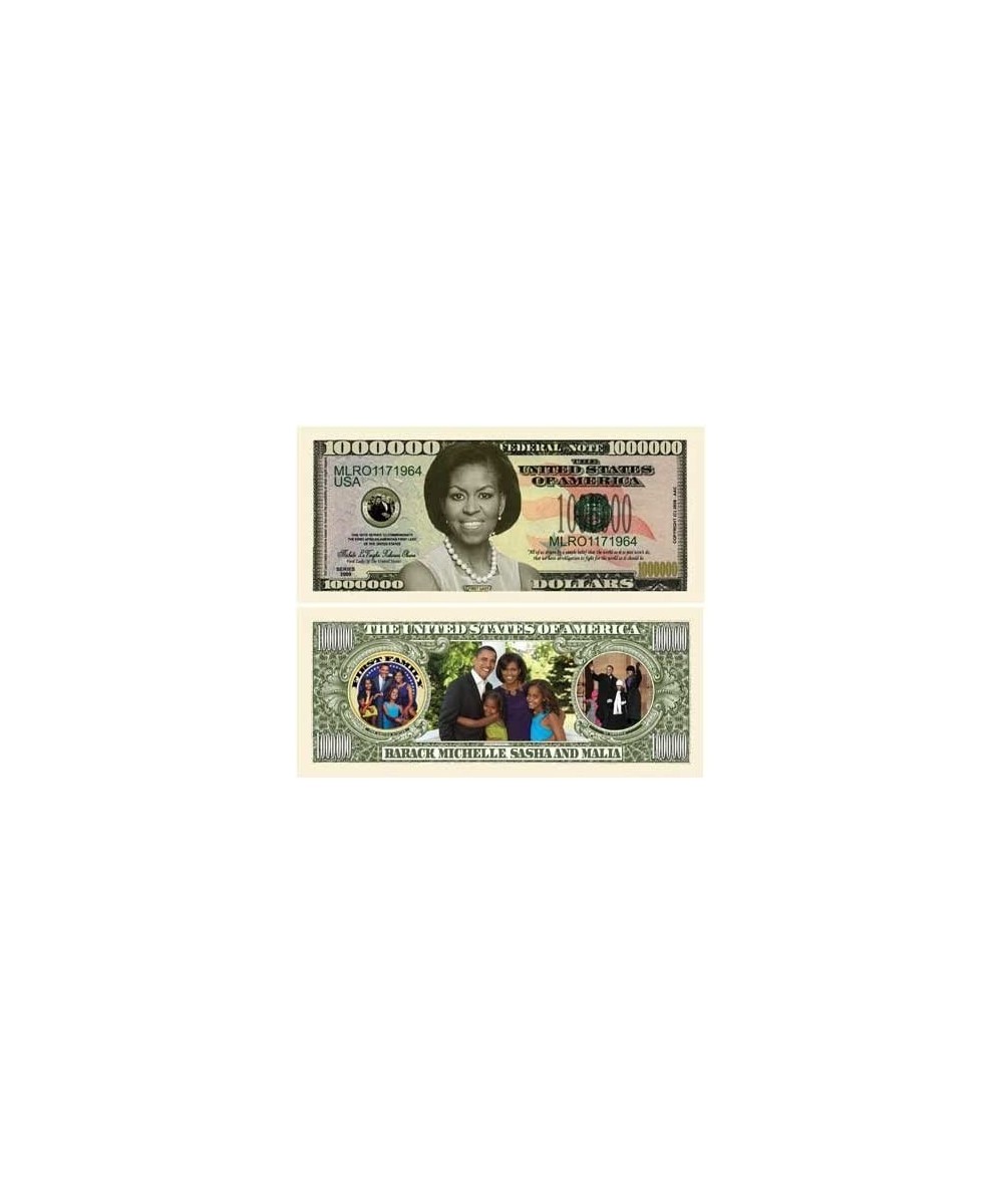 Michelle Obama - First Lady - First Family Million Dollar Bill in Currency Holder $15.83 Gags & Practical Joke Toys