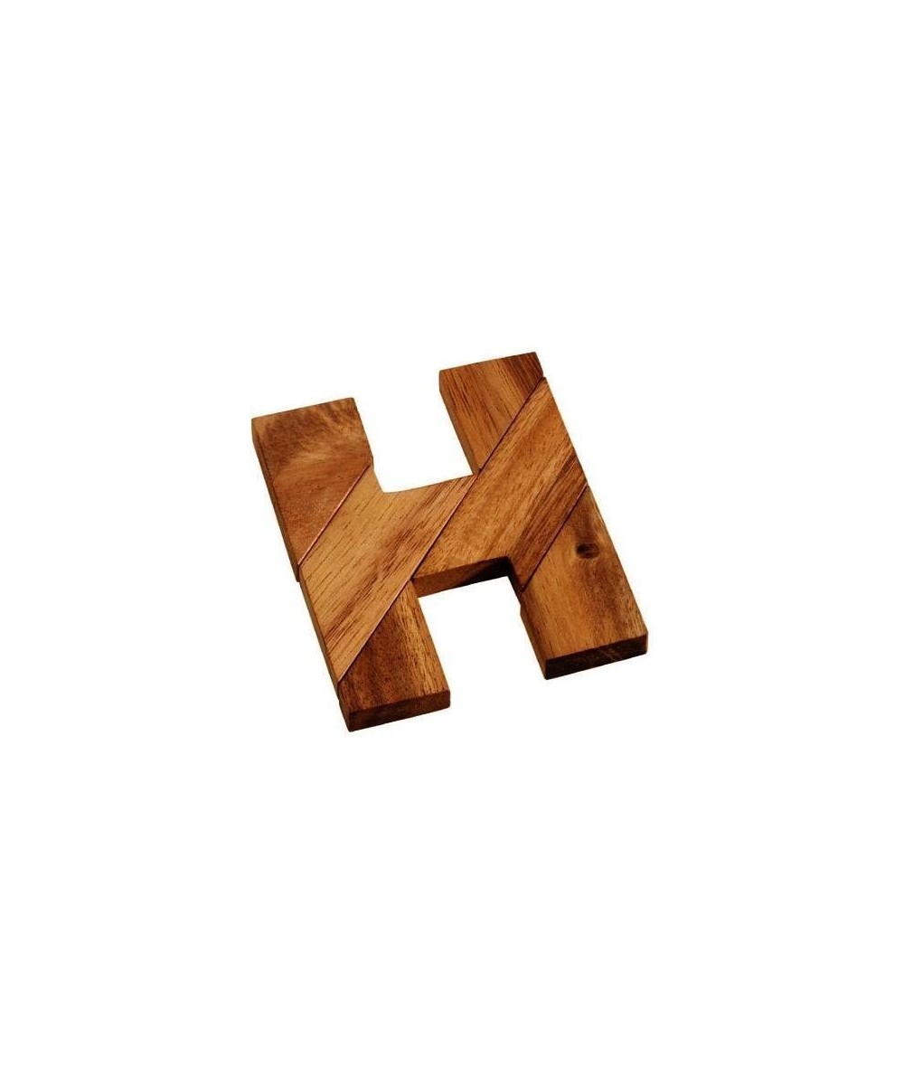 H Puzzle Wooden Brain Teaser $15.79 3-D Puzzles