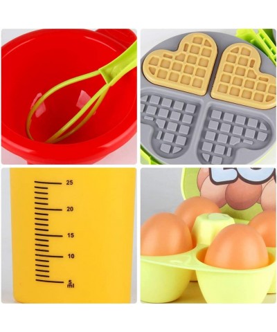 27 Pack Waffle Play Food Toys for Toddlers Kitchen Sets for Kids New Sprouts Waffle Time Variety Toys Gift for Kid Children E...