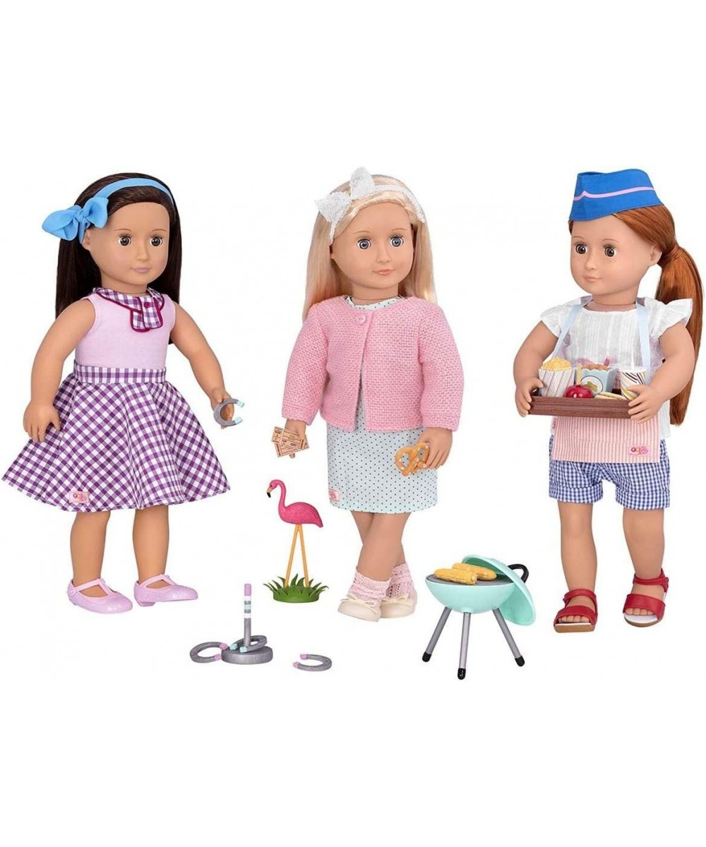 Garden Party BBQ Accessory Set - Compatible with 18" Dolls $25.79 Doll Playsets