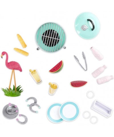 Garden Party BBQ Accessory Set - Compatible with 18" Dolls $25.79 Doll Playsets