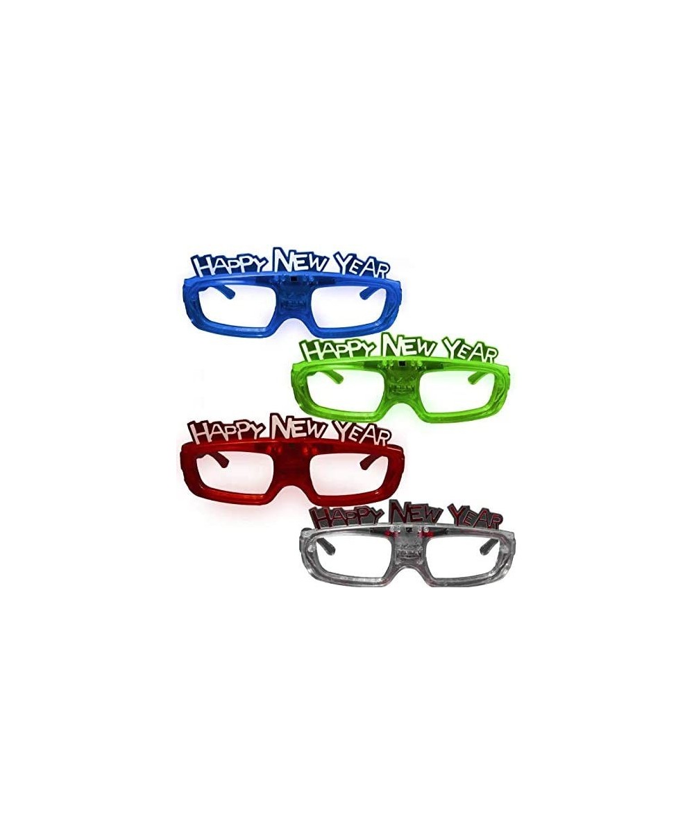 Set of 4 LED Light Up Happy New Year's Glasses $43.89 Kids' Party Favor Sets