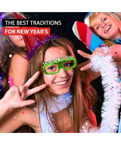 Set of 4 LED Light Up Happy New Year's Glasses $43.89 Kids' Party Favor Sets