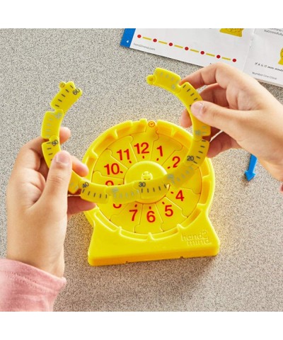 NumberLine Clock Telling Time Teaching Clock Learn to Tell Time Clock Analog Classroom Learning Clock Teaching Time Math Mani...