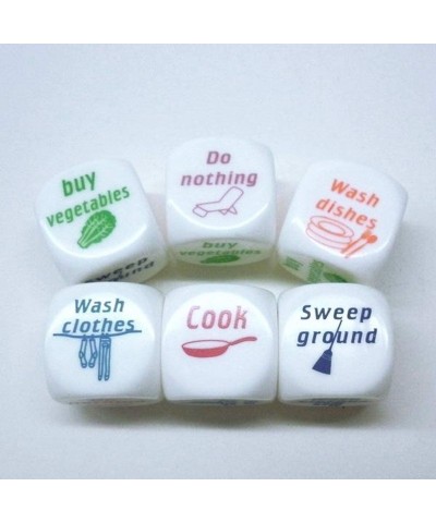 1 Set of Novelty Dice Game Dice Housework Dice Adult Dice Toy for Couple $15.36 Game Accessories