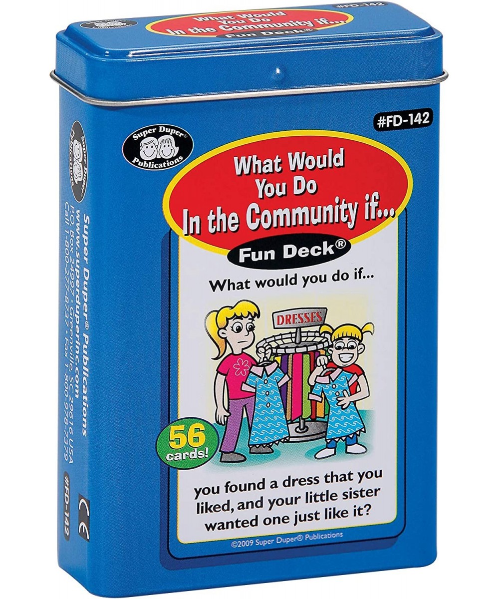 | What Would You Do in The Community If… Fun Deck | Social Skills Flash Cards | Educational Learning Materials for Children $...