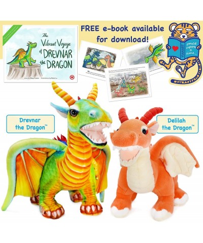 Delilah The Dragon | 22 Inch Stuffed Animal Plush | by Tiger Tale Toys $43.48 Stuffed Animals & Teddy Bears