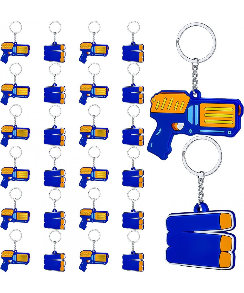 24 Pieces Dart War Keychain Dart War Party Favors Silicone Cute Keychain Dart War Boys Birthday Party Decorations Soft Dart T...