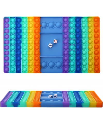 Big Size Fidget Game Board Toy Rainbow Chess Board Game Fidget Sensory Toys for Parent-Child Time Interactive Jumbo Stress Re...