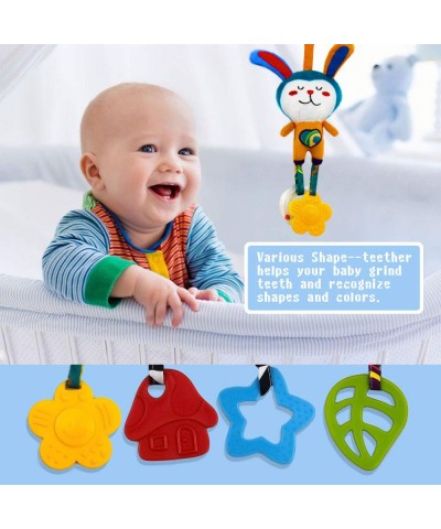 Baby Toys for 0 3 6 9 12 Months Animal Hanging Baby Rattles Baby Bed Crib Car Seat Travel Stroller Soft Plush Crinkle Toys fo...